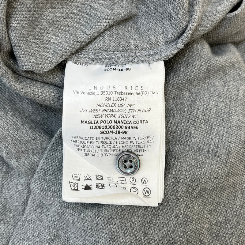 Men's Maglia Polo Shirt Grey Size S