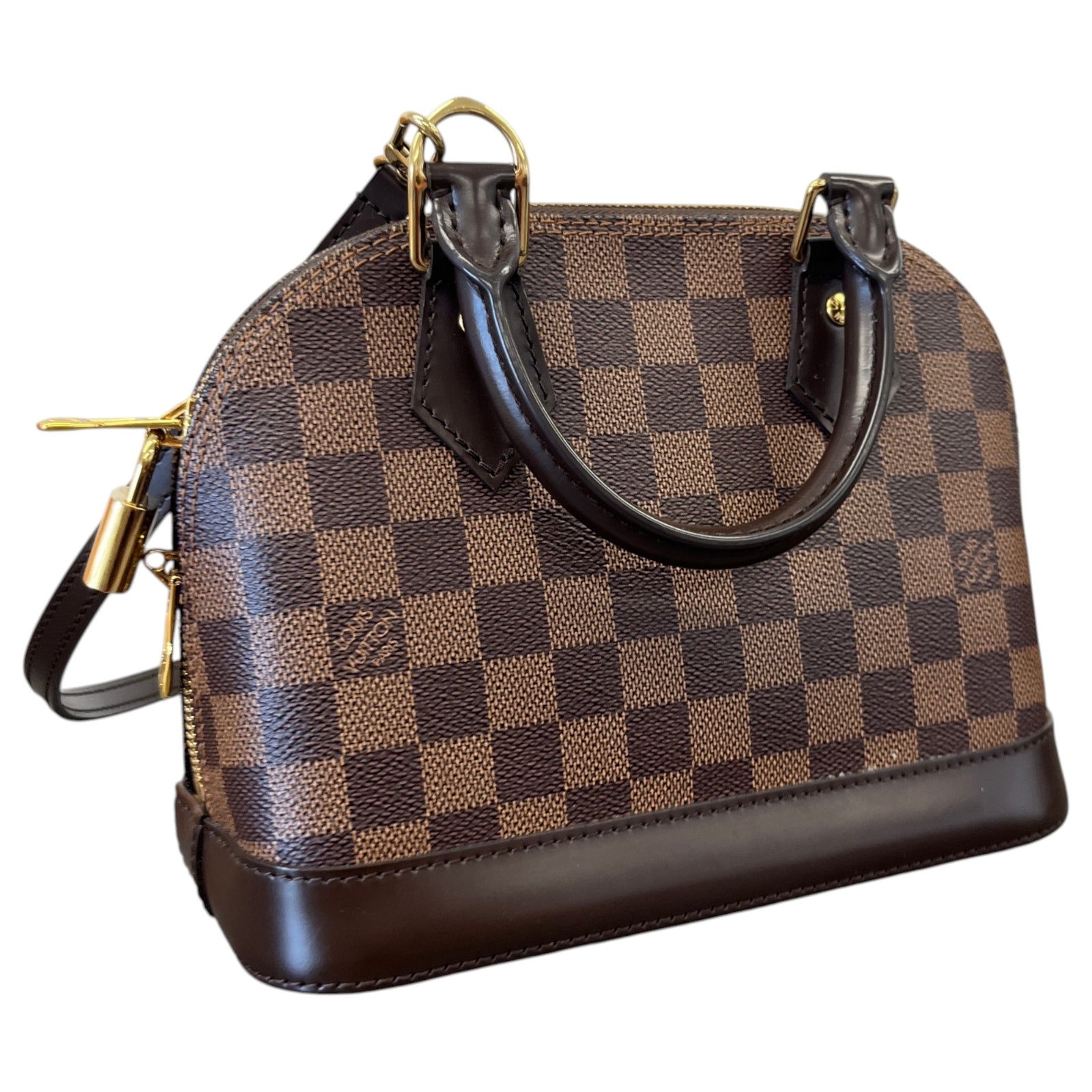 Women's Damier Ebene Alma BB Bag Brown - Photo 8