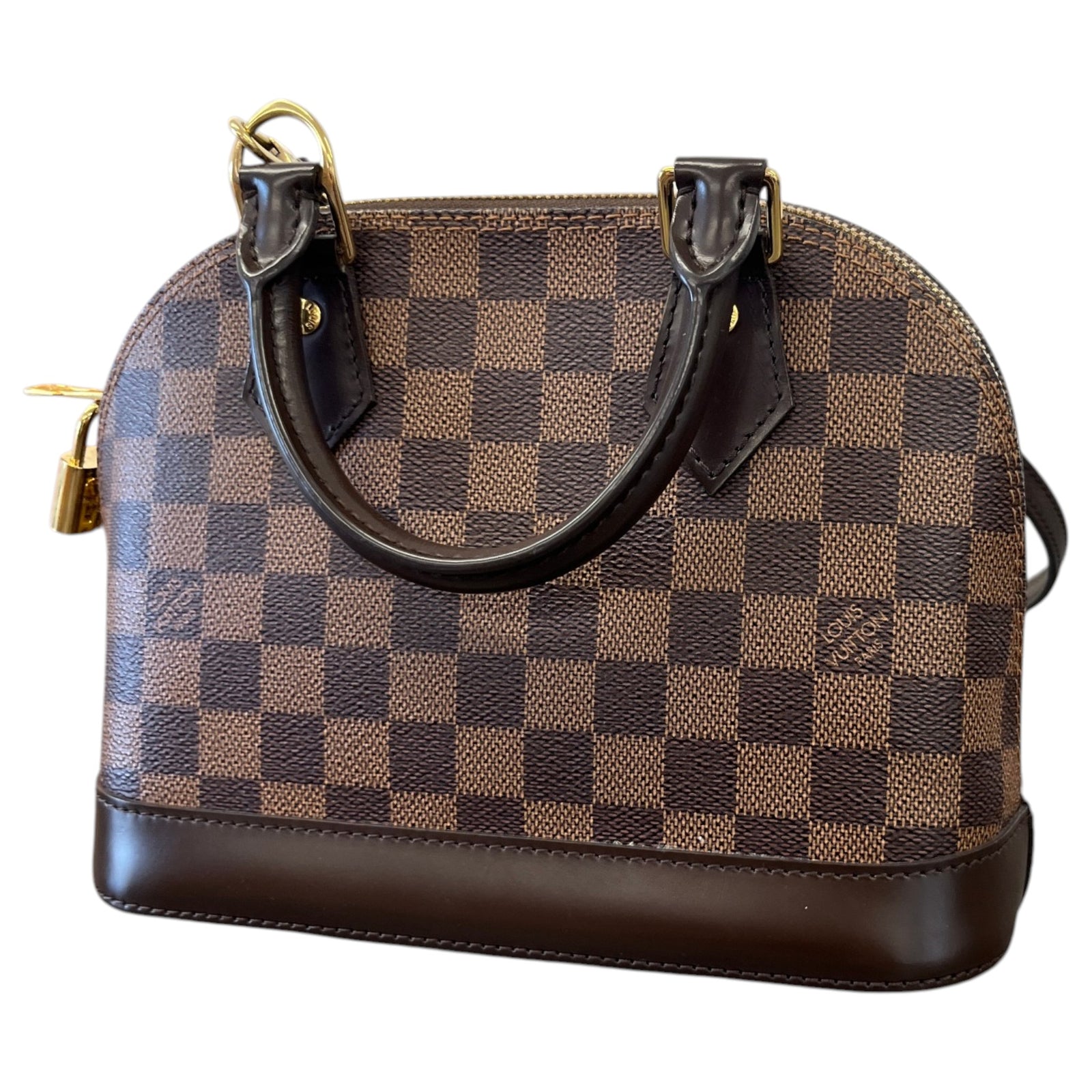 Women's Damier Ebene Alma BB Bag Brown - Photo 9