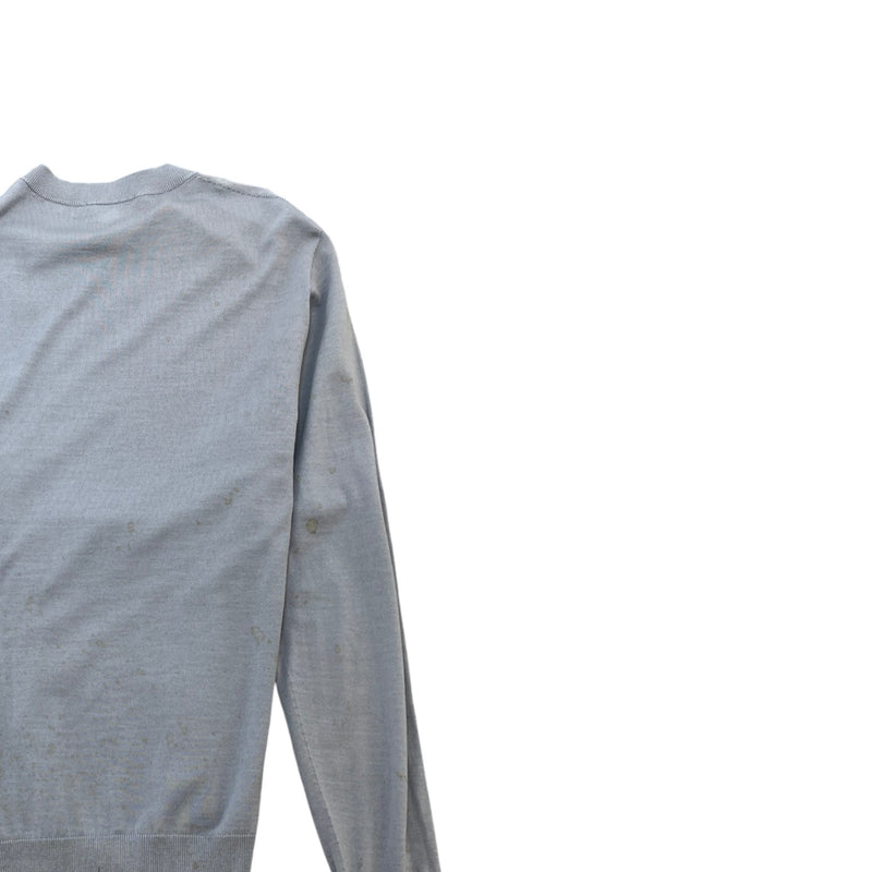 Men's Bee Embroidered Sweatshirt Blue Size S