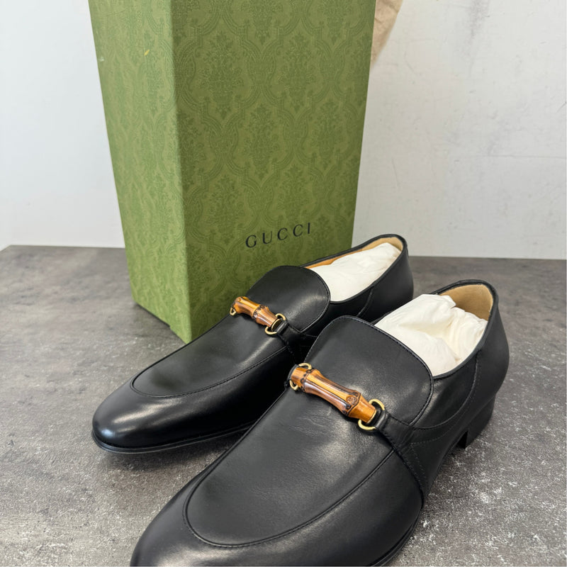 Men's Bamboo Loafers Black Size UK 13 / EU 47