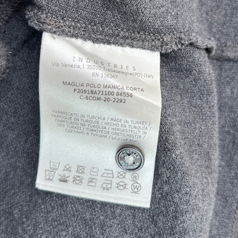 Men's Maglia Polo Shirt Grey Size S