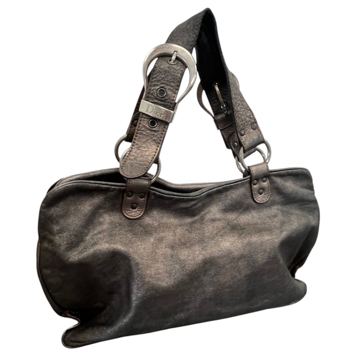 Women's Gaucho Handbag Silver - Photo 8