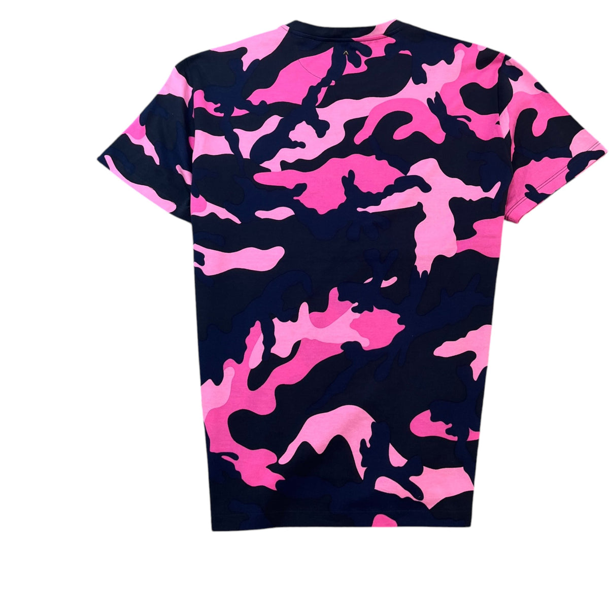 Men's Camouflage Print T-Shirt Pink Size L - Photo 2