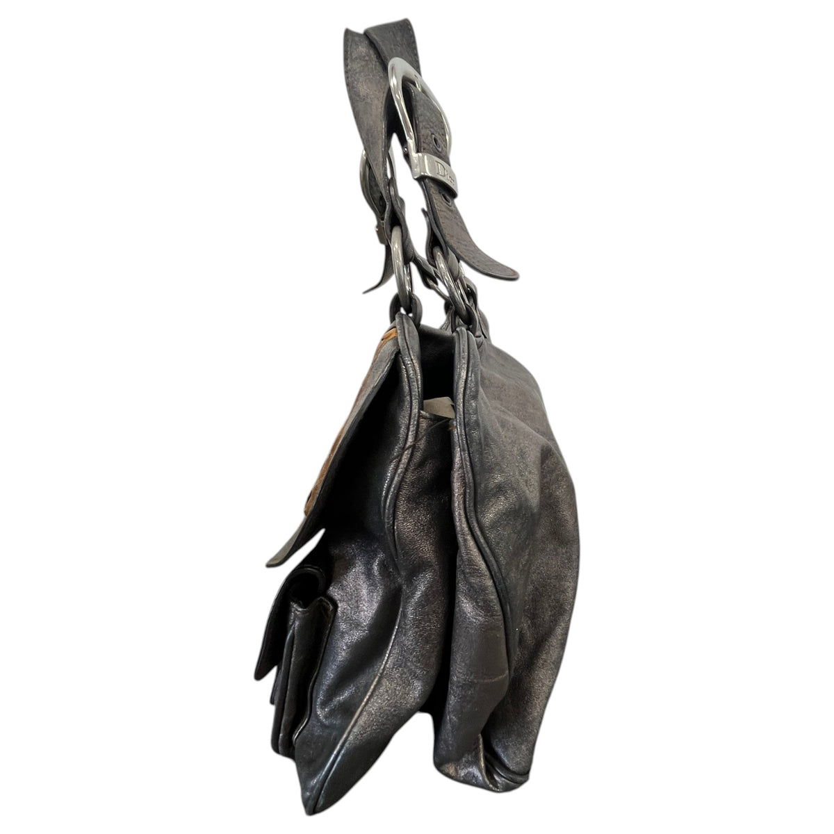 Women's Gaucho Handbag Silver - Photo 7