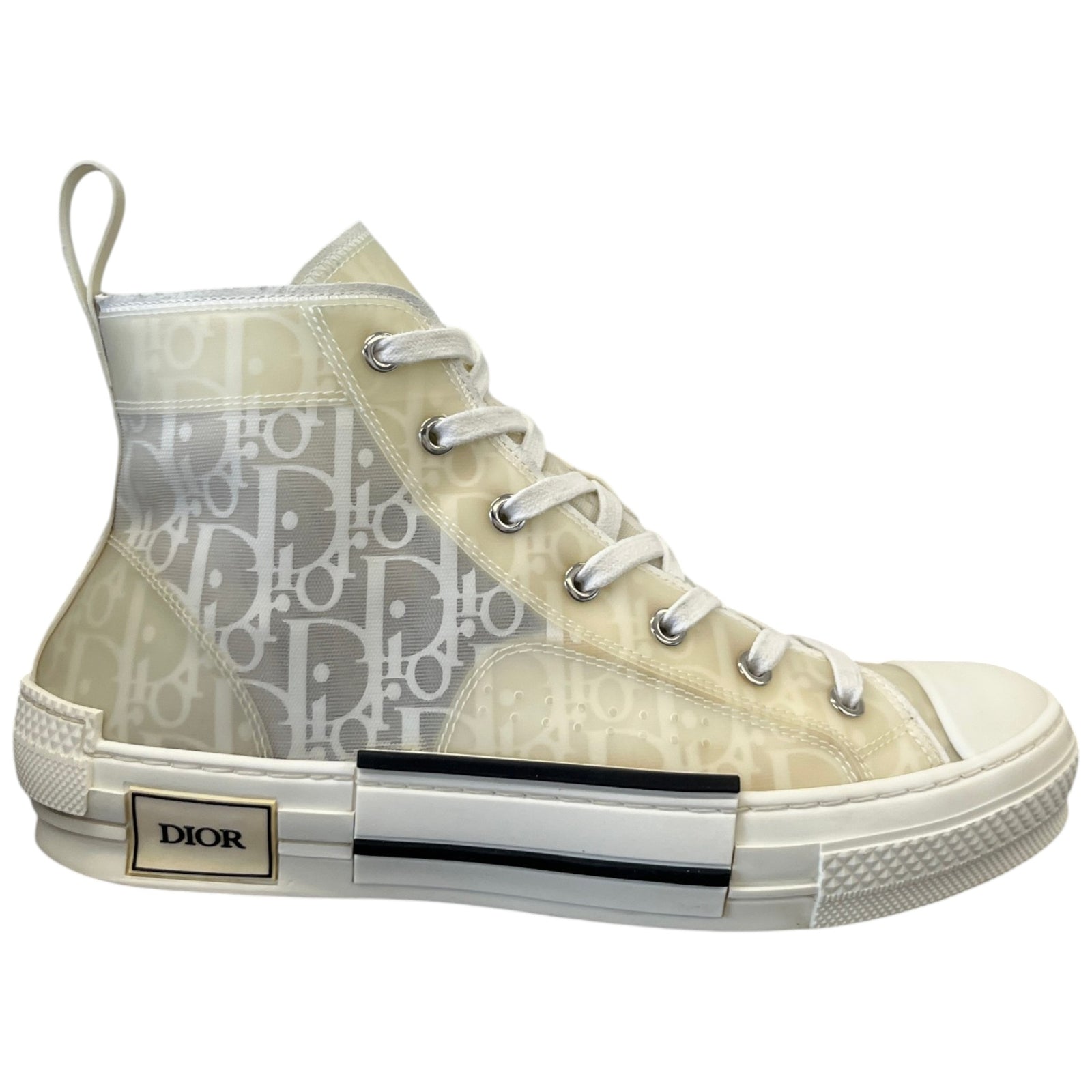 Men's B23 Oblique High Trainers White Size EU 40 / UK 6 - Photo 1