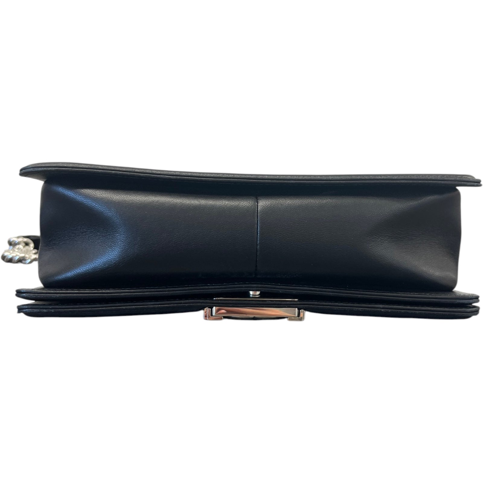Women's Boy Chevron Lambskin Holographic Handbag Black - Photo 10
