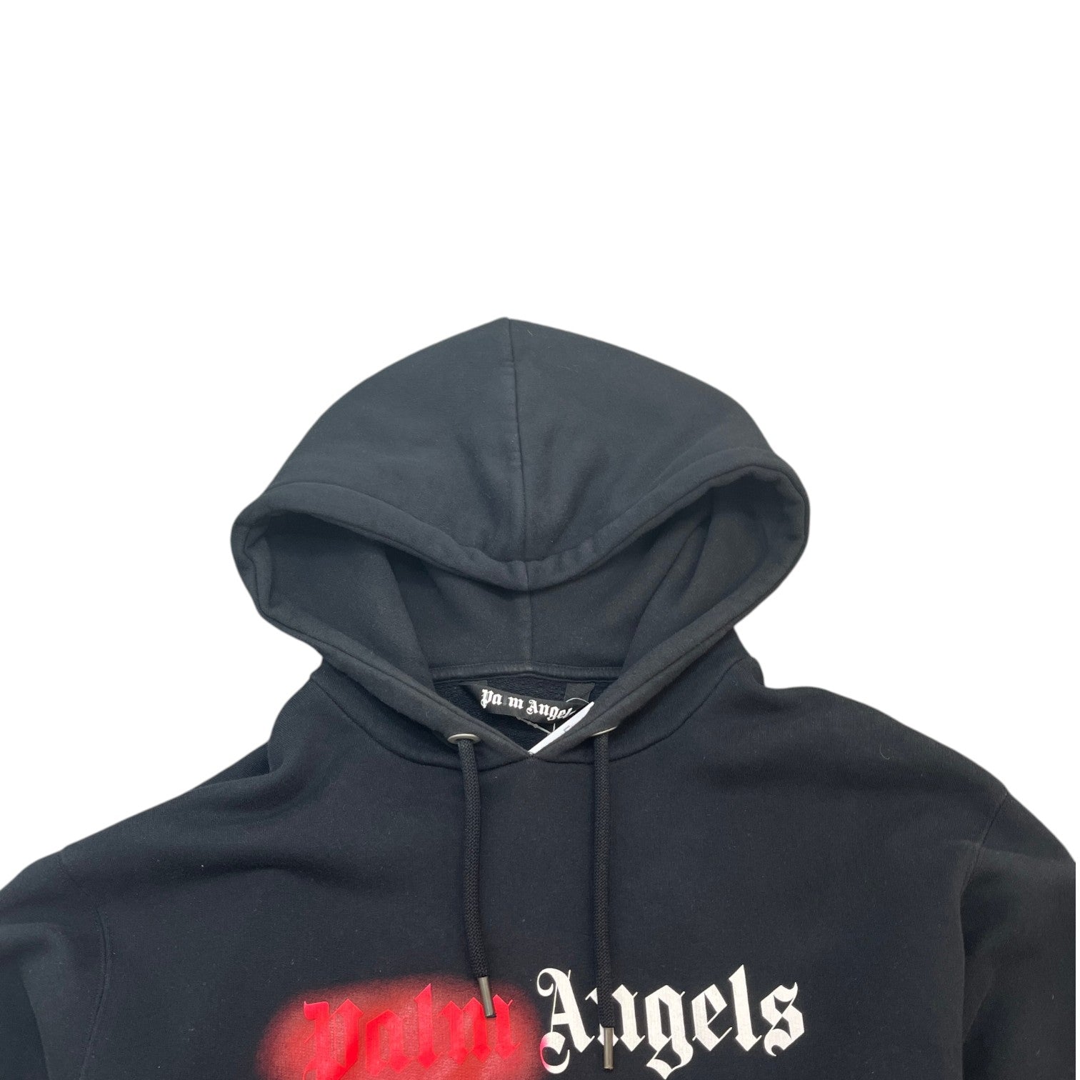 Men's Spray Logo Hoodie Black Size L - Photo 5