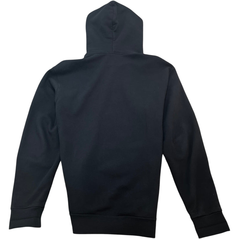 Men's Spray Logo Hoodie Black Size L
