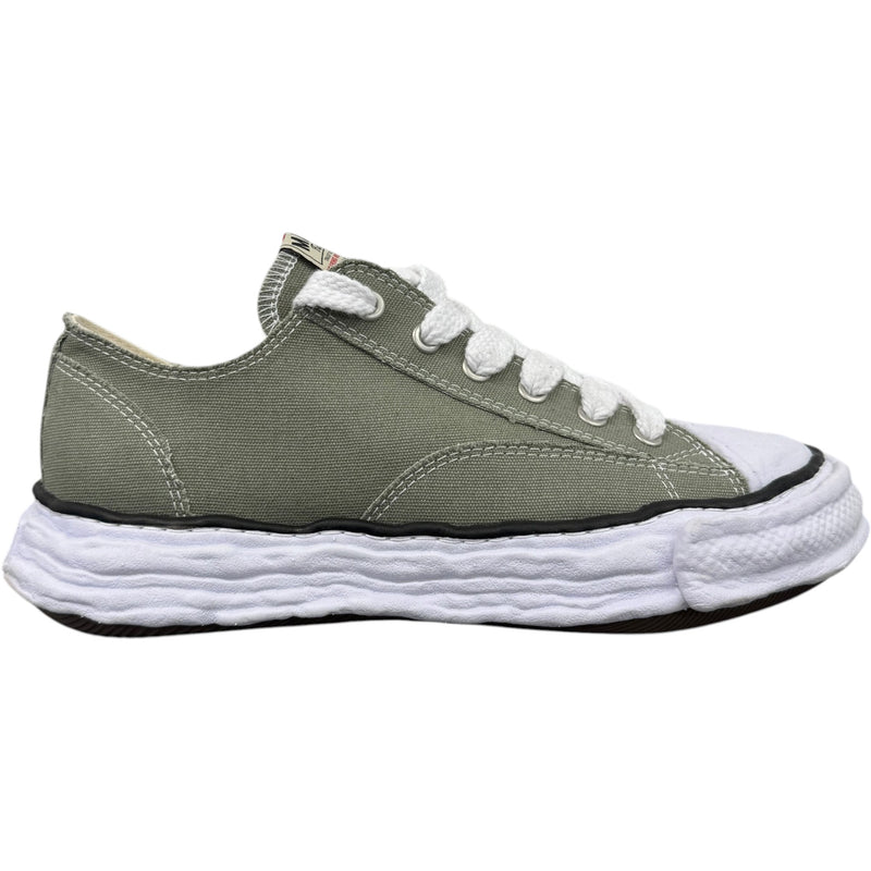 Men's Yasuhiro Peterson 23 OG Sole Canvas Low Trainers Khaki Size UK 10 / EU 44