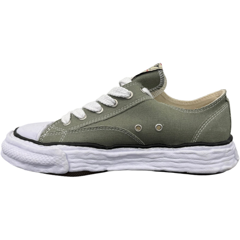 Men's Yasuhiro Peterson 23 OG Sole Canvas Low Trainers Khaki Size UK 10 / EU 44