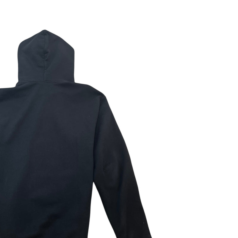 Men's Spray Logo Hoodie Black Size L