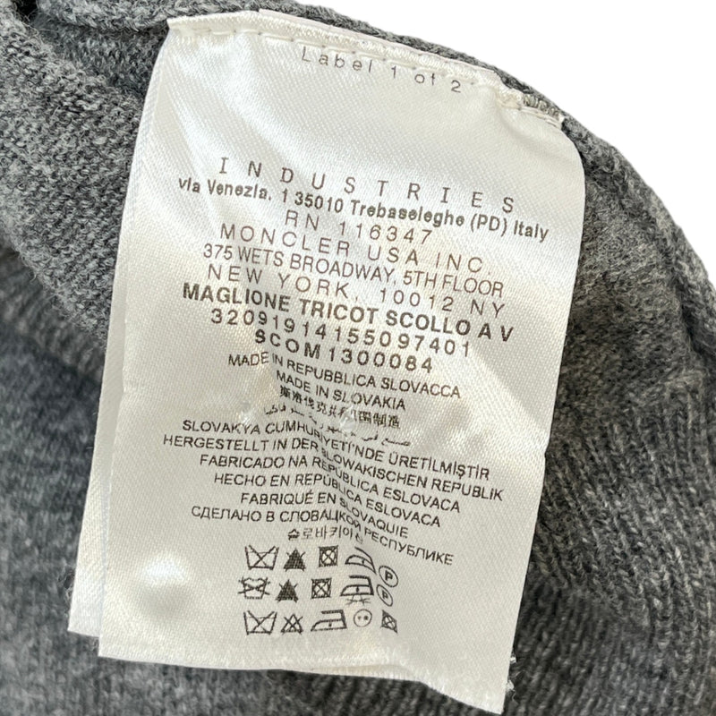 Men's Maglione Tricot Jumper Grey Size M