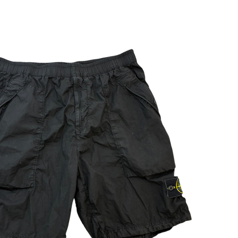 Men's Applique Logo Shorts Black Size W33