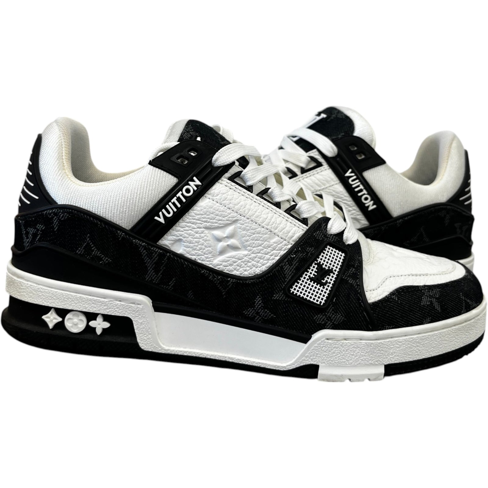 Men's Lv Low Trainers Black Size EU 39.5 / UK 5.5 - Photo 3