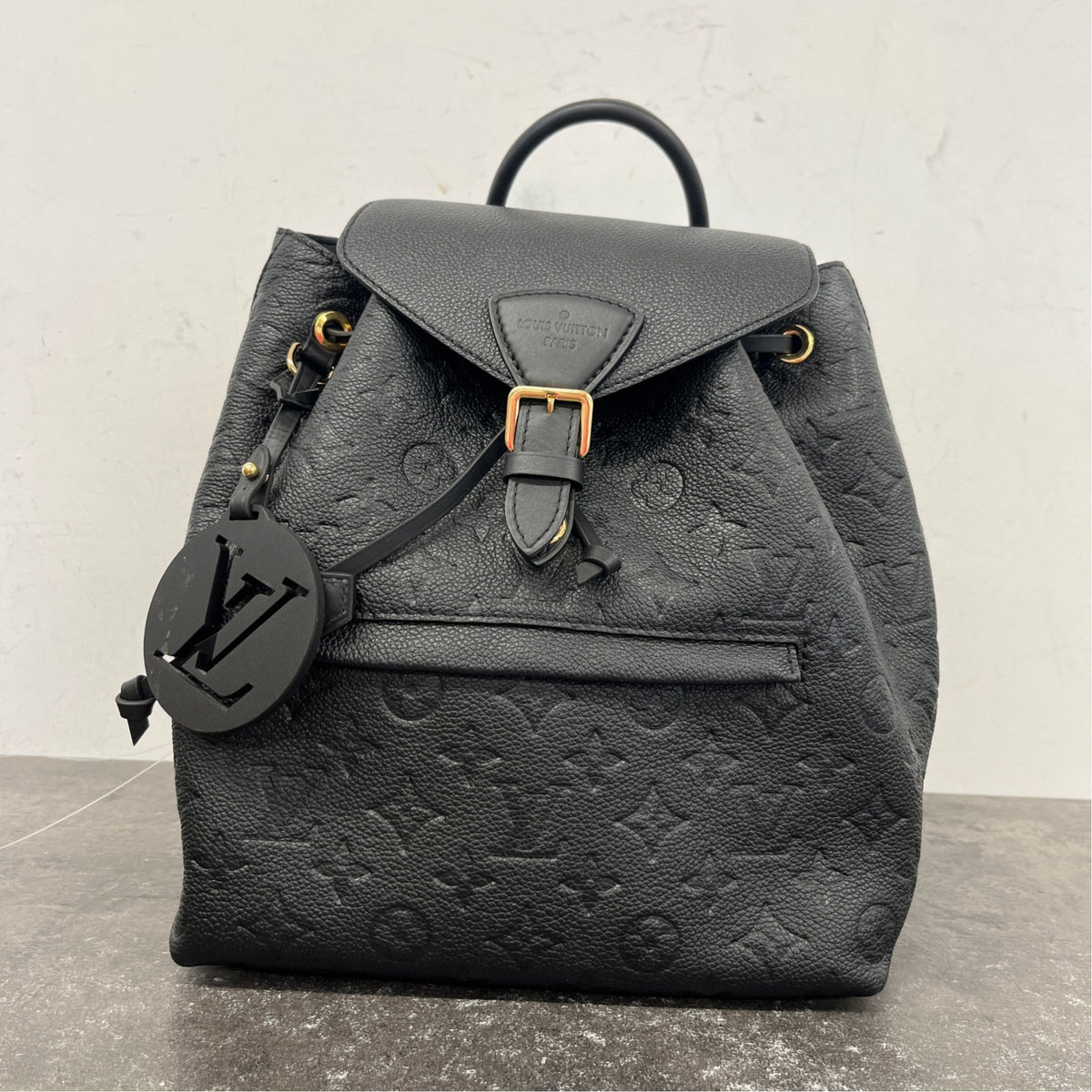 Women's Monogram Empreinte Montsouris PM Backpack Black - Photo 13