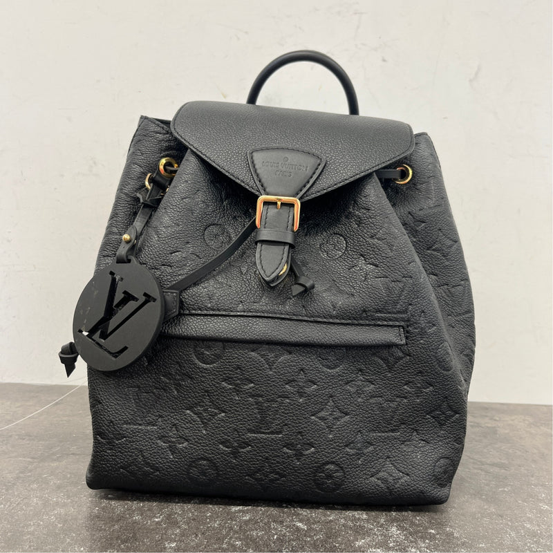 Women's Monogram Empreinte Montsouris PM Backpack Black