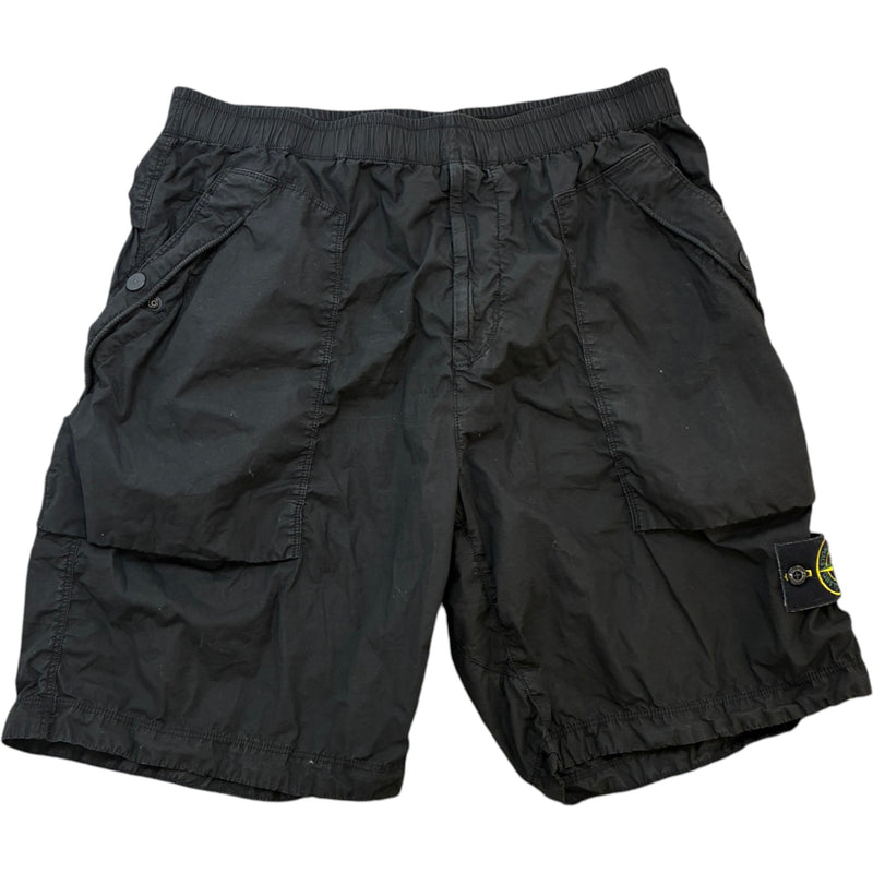 Men's Applique Logo Shorts Black Size W33