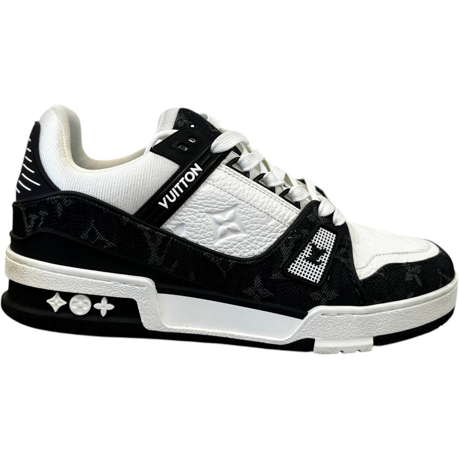 Men's Lv Low Trainers Black Size EU 39.5 / UK 5.5 - Photo 1