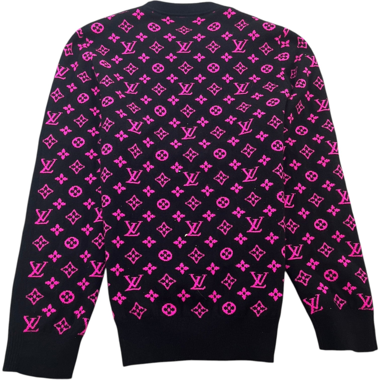 Men's Monogram Knit Jumper Black Size XL - Photo 2