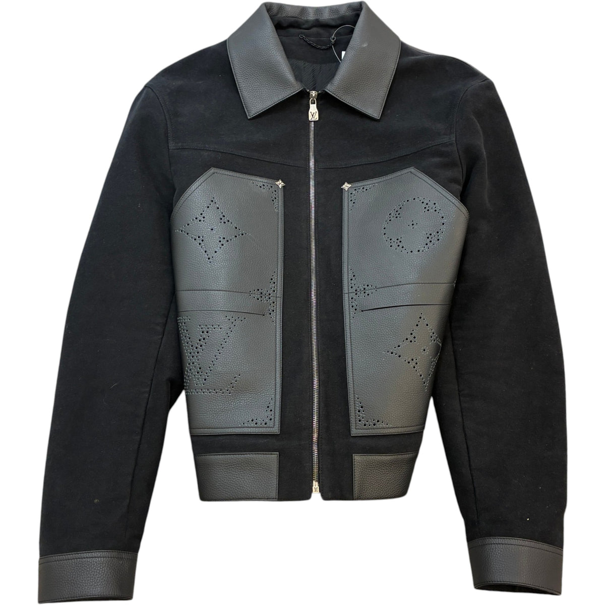 Men's Monogram Workwear Blouson Jacket Black Size XXL - Photo 1