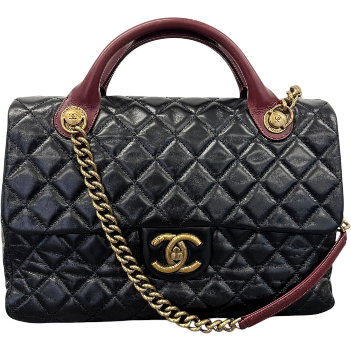 Women's Medium Castle Rock Flap Handbag Black - Photo 1