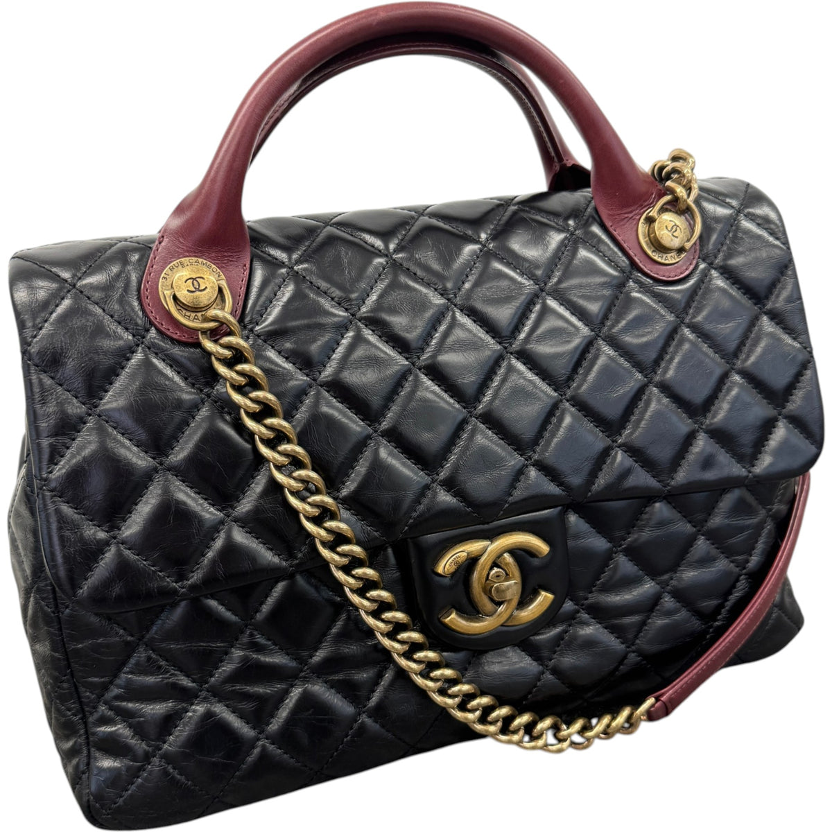 Women's Medium Castle Rock Flap Handbag Black - Photo 4