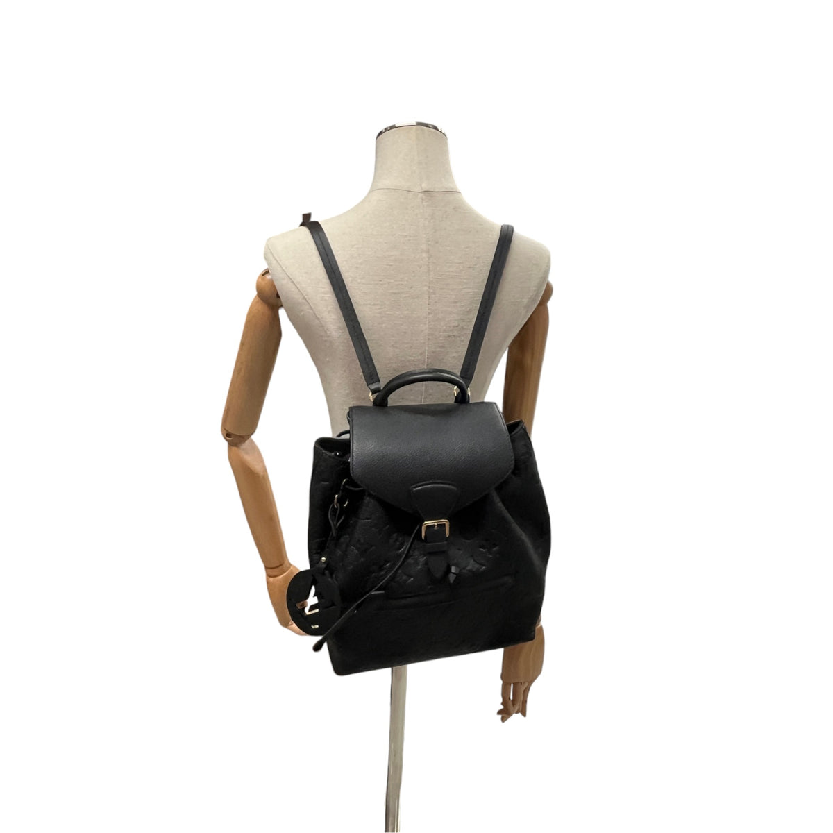 Women's Monogram Empreinte Montsouris PM Backpack Black - Photo 2