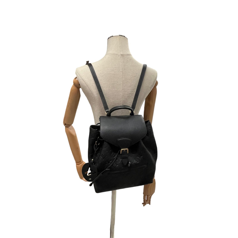 Women's Monogram Empreinte Montsouris PM Backpack Black