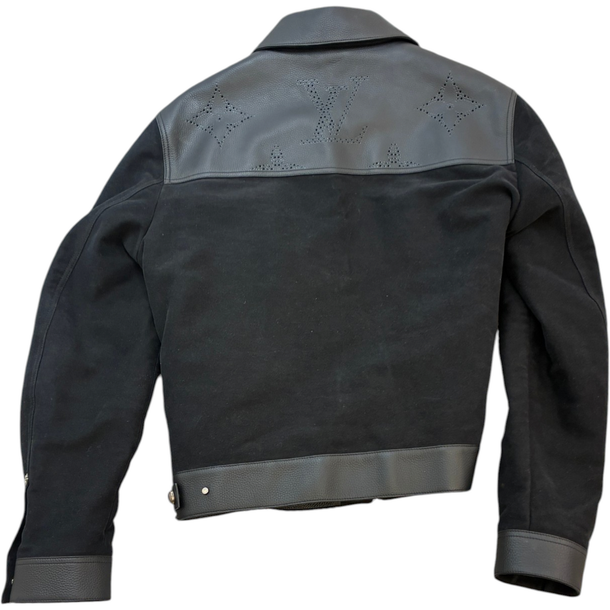 Men's Monogram Workwear Blouson Jacket Black Size XXL - Photo 2