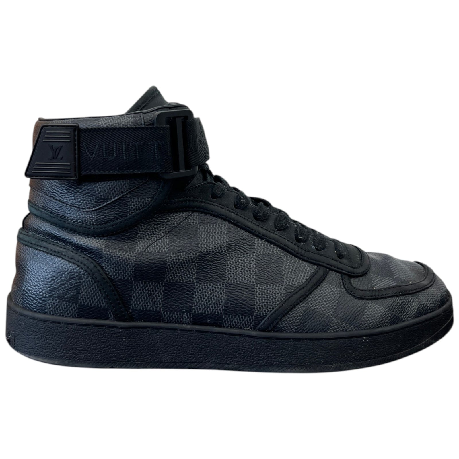 Men's Rivoli Damier High Trainers Black Size EU 40 / UK 6 - Photo 1