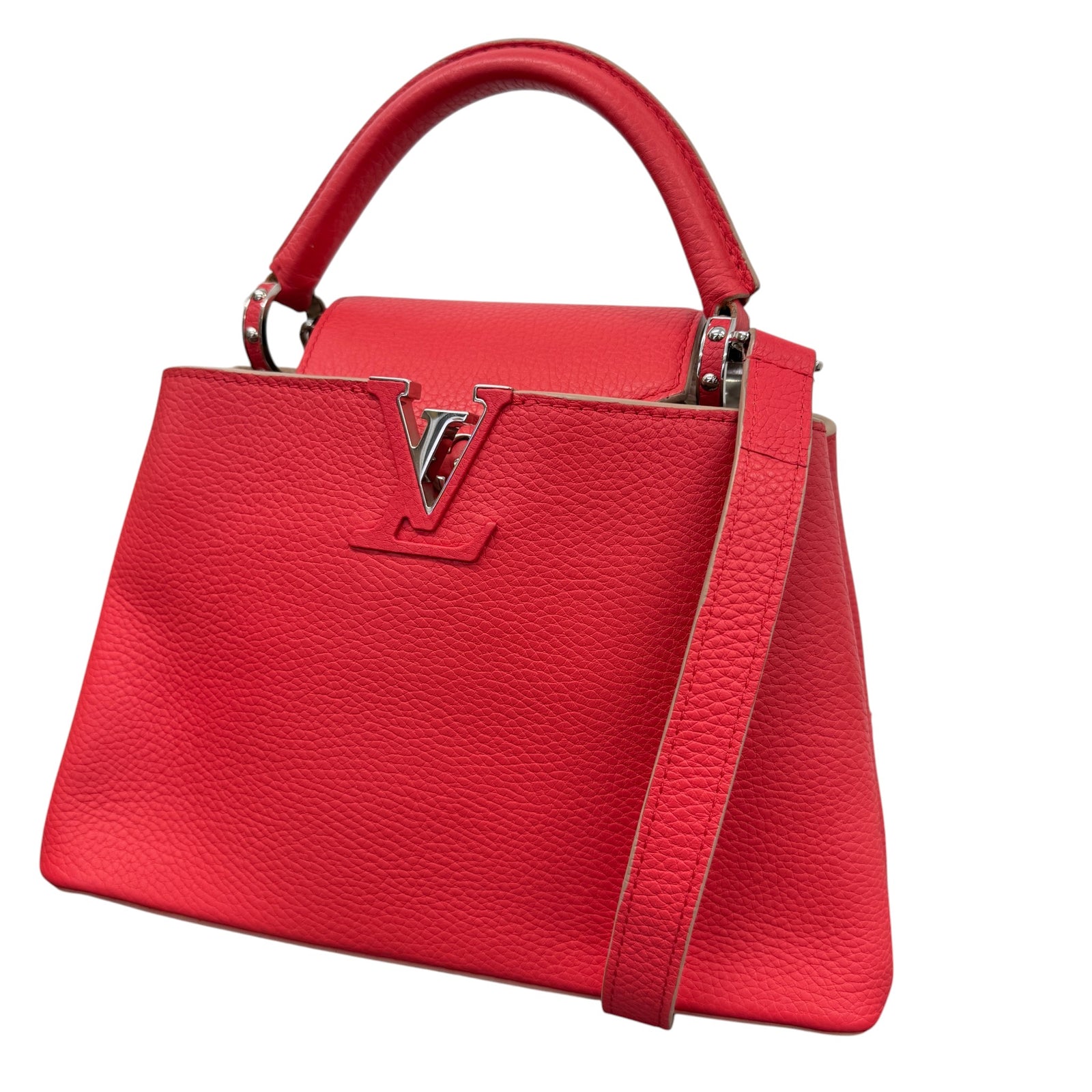 Women's Capucines Bb Taurillon Handbag Red - Photo 4