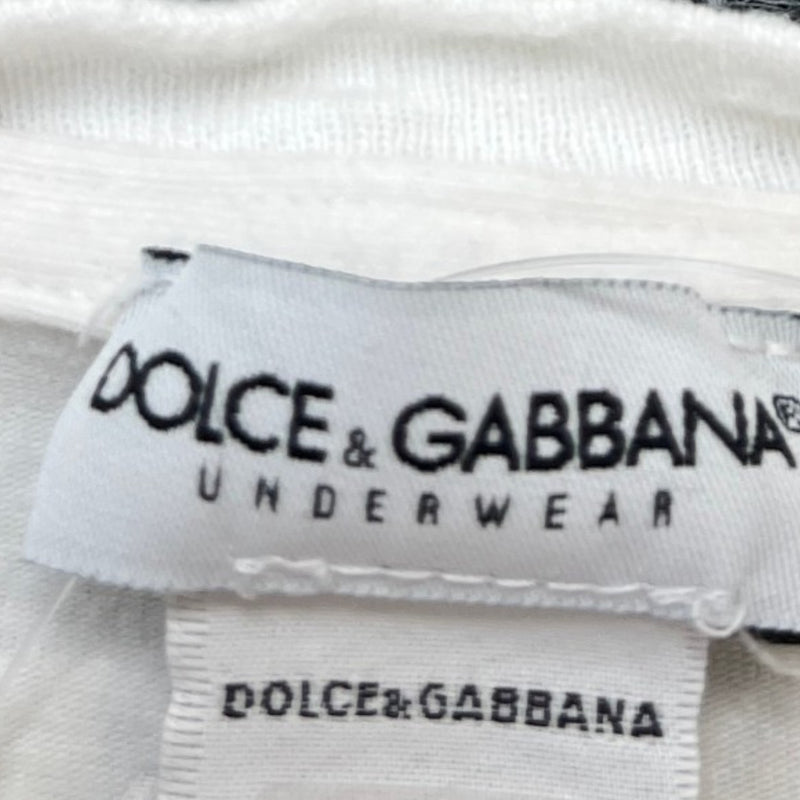 Men's Embroidered Logo T-Shirt White Size XS