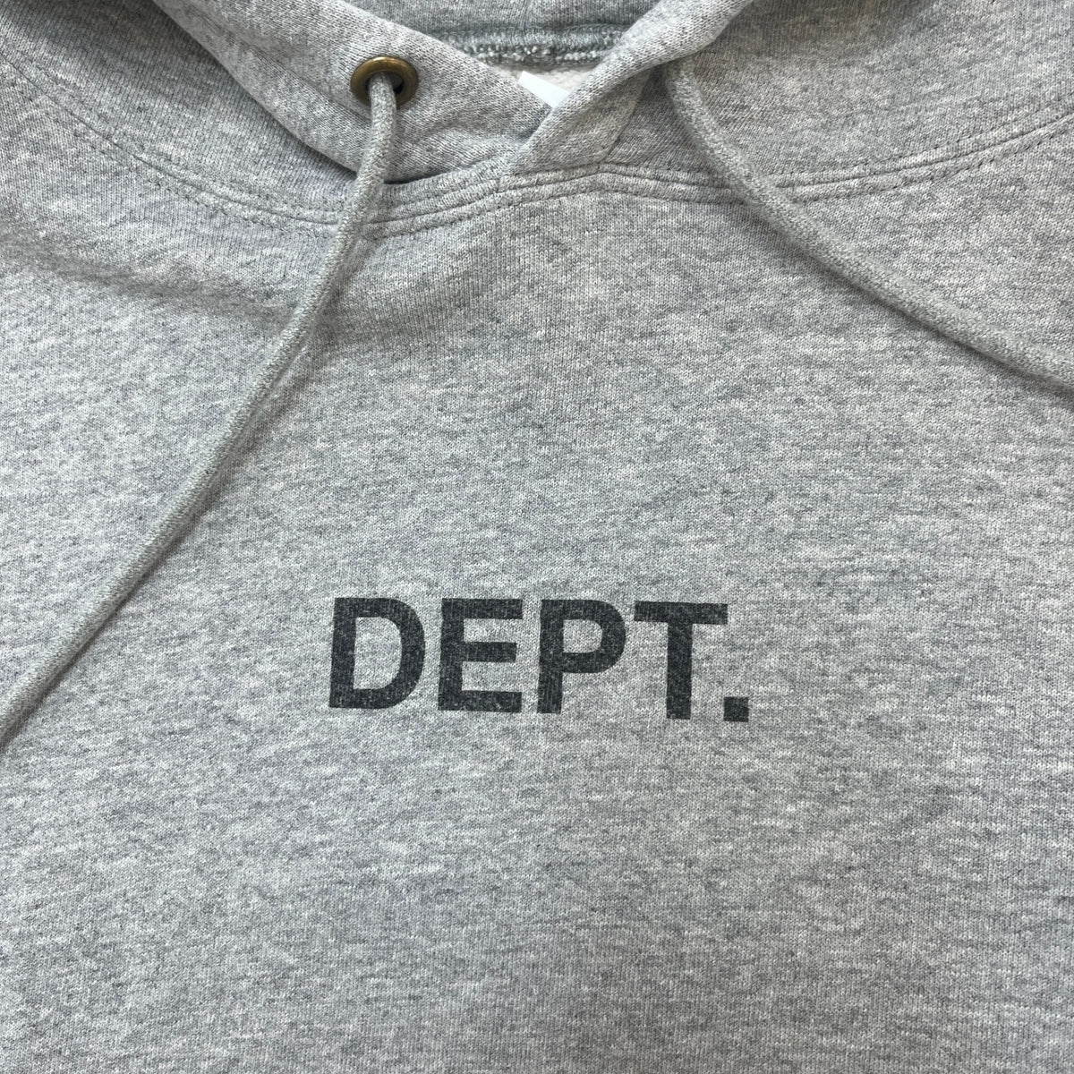 Men's Logo Print Hoodie Grey Size XL - Photo 6