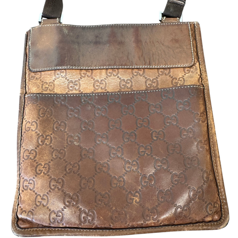 Men's Gg Supreme Crossbody Bag Brown