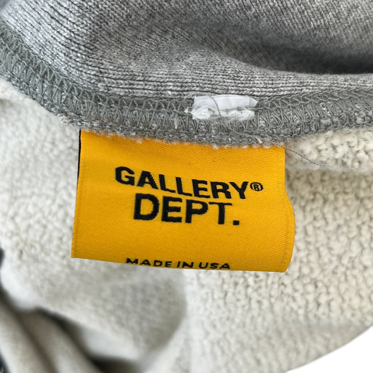 Men's Logo Print Hoodie Grey Size XL - Photo 7