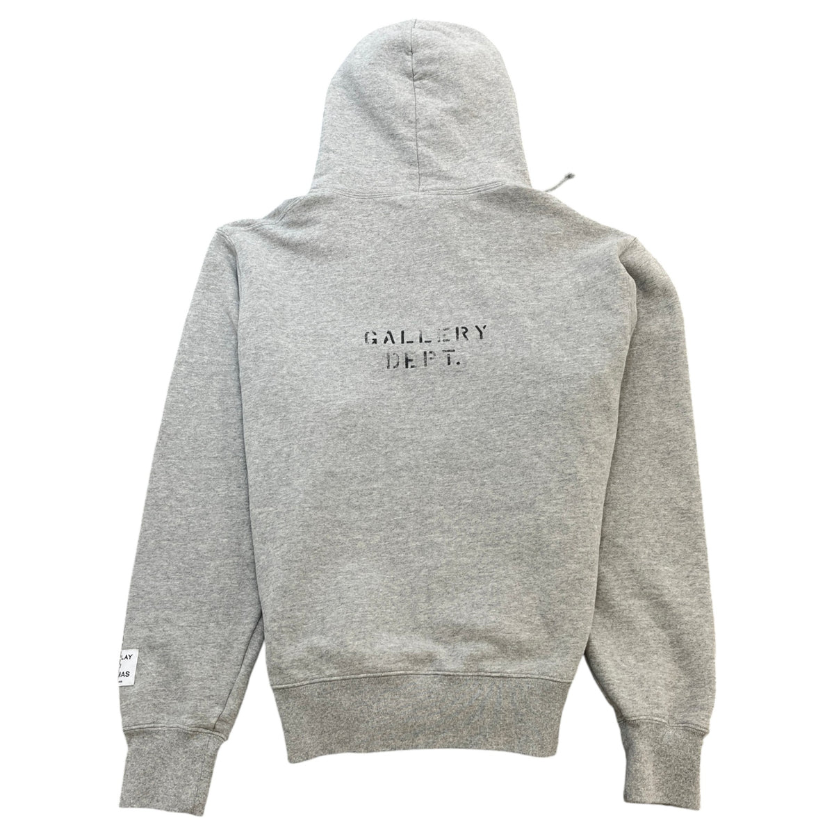 Men's Logo Print Hoodie Grey Size XL - Photo 2
