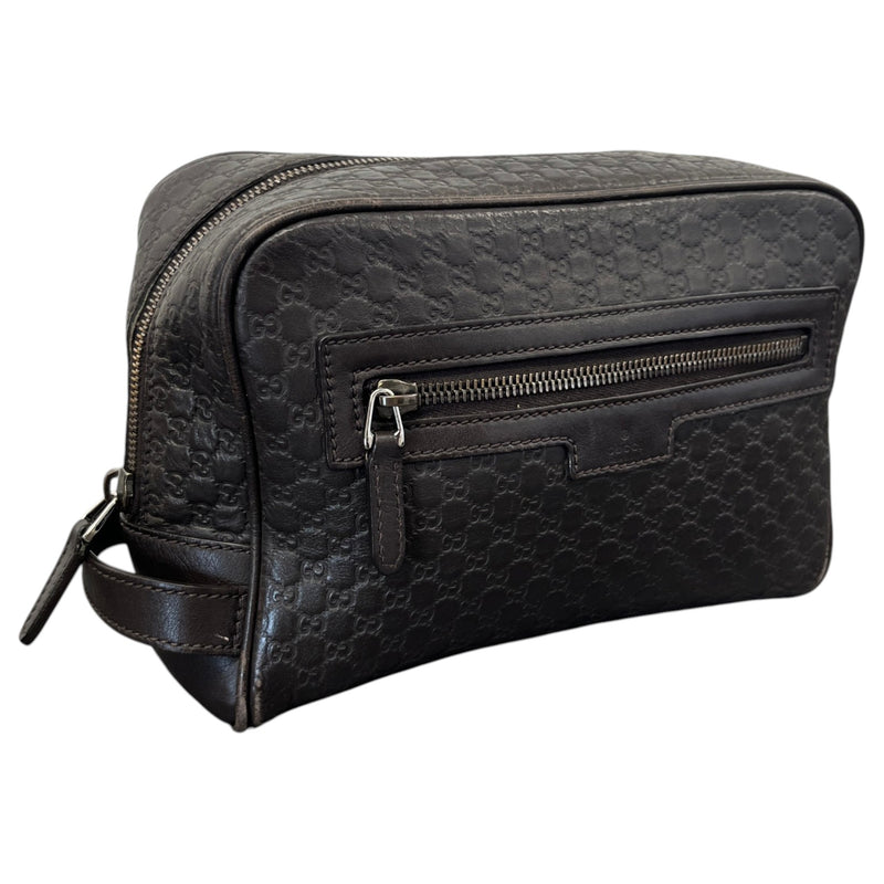 Men's Micro Gussissima Toiletry Bag Brown