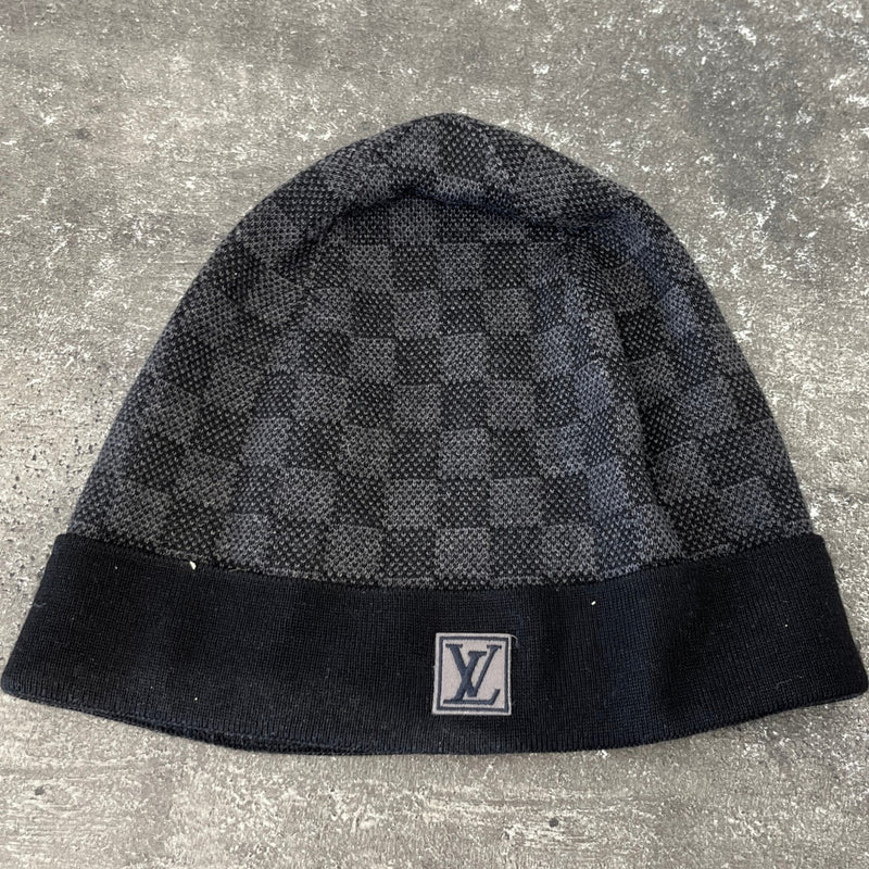 Men's Néo Petit Damier Beanie Hat Black