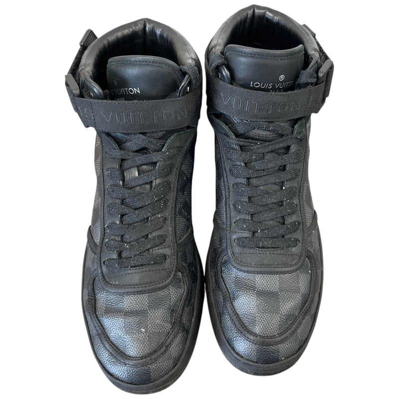 Men's Rivoli Damier High Trainers Black Size EU 40 / UK 6