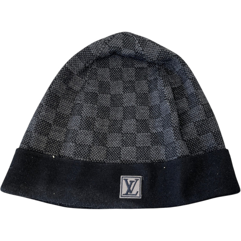 Men's Néo Petit Damier Beanie Hat Black