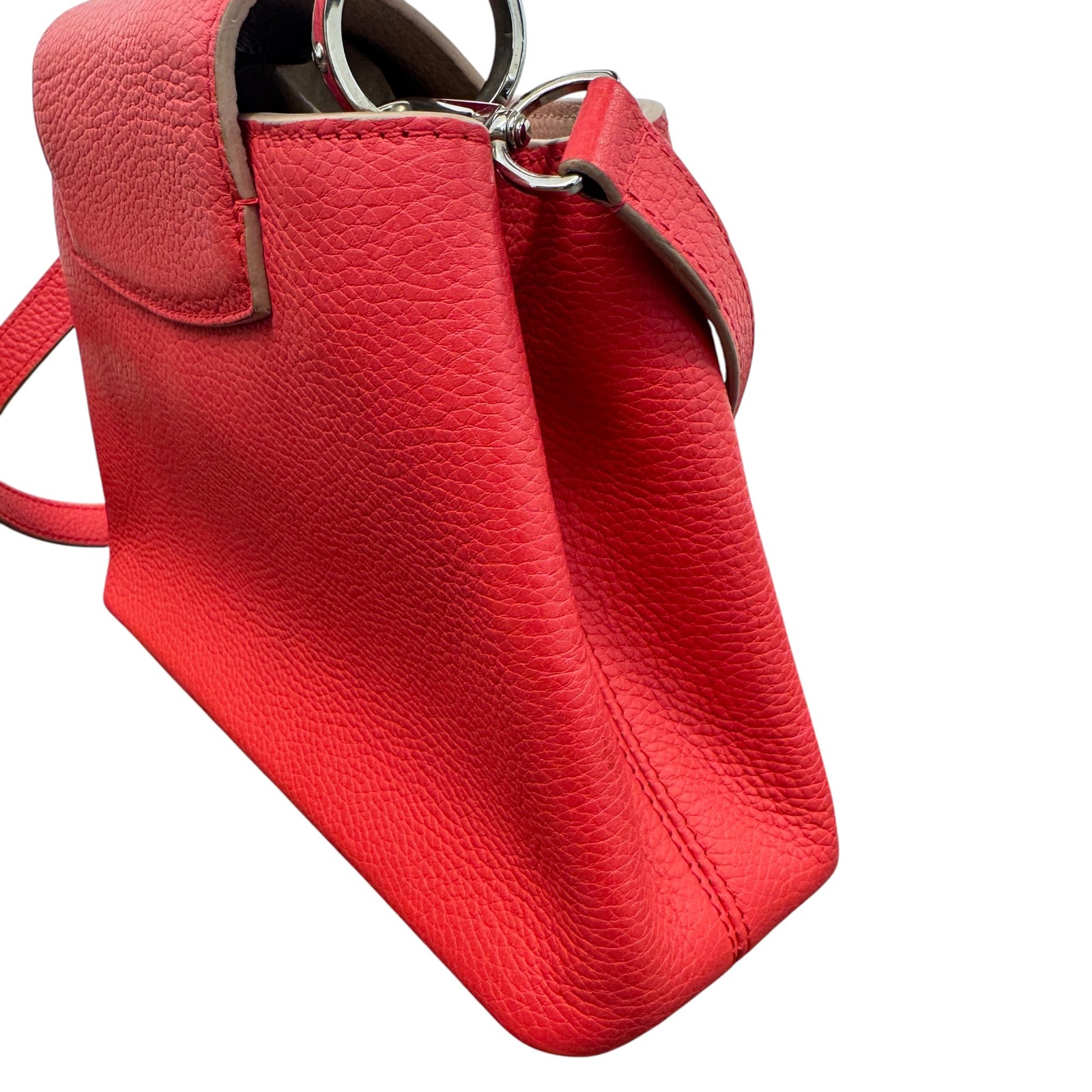 Women's Capucines Bb Taurillon Handbag Red - Photo 12