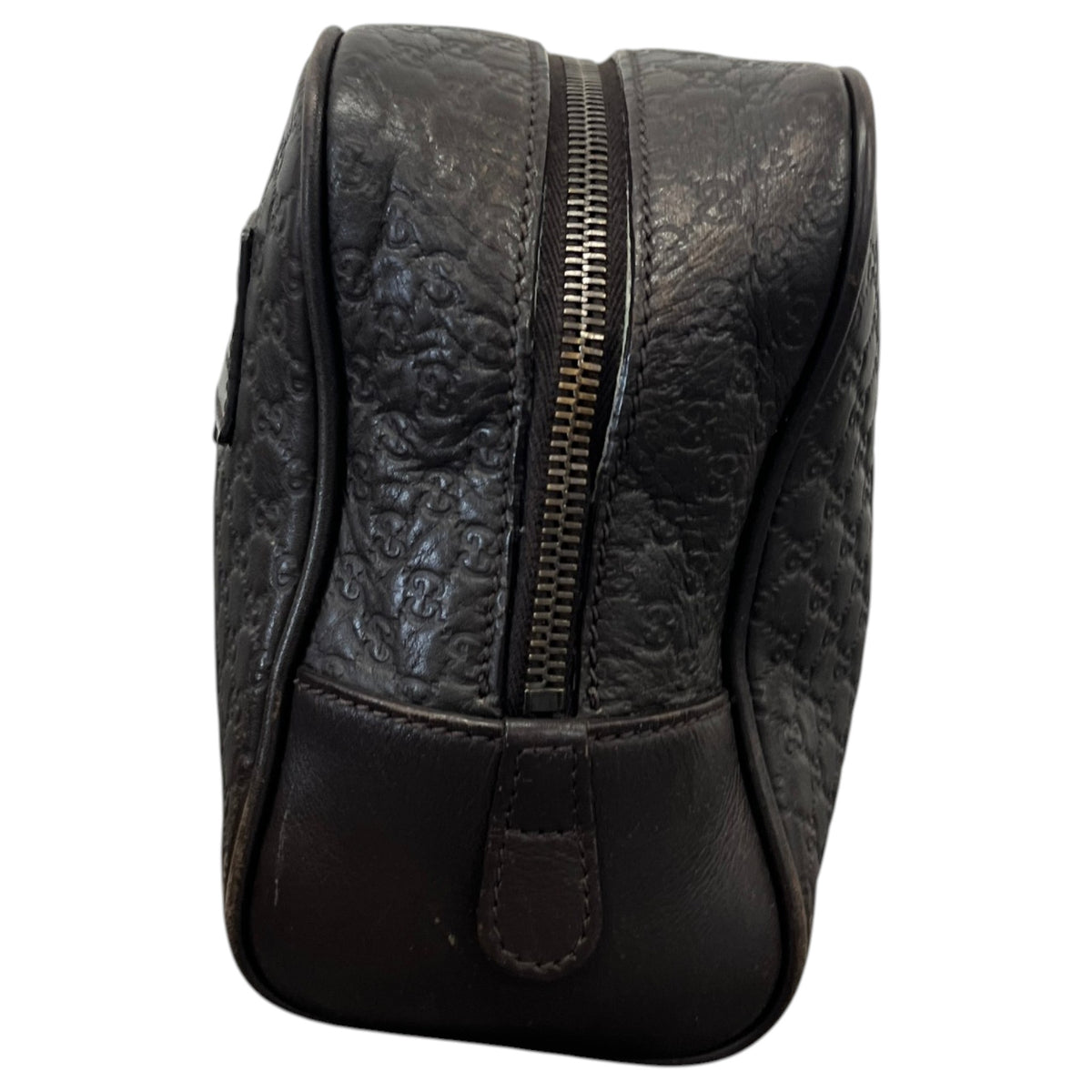 Men's Micro Gussissima Toiletry Bag Brown - Photo 5