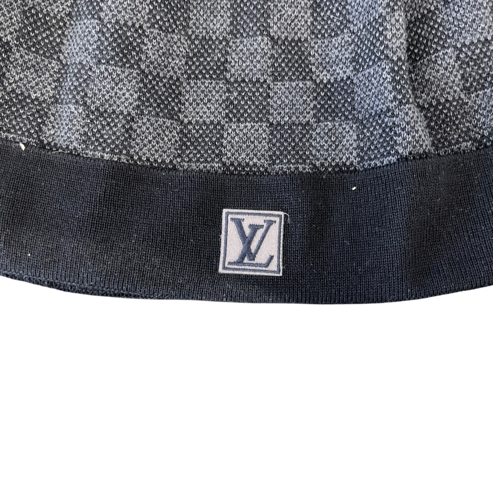 Men's Néo Petit Damier Beanie Hat Black - Photo 5