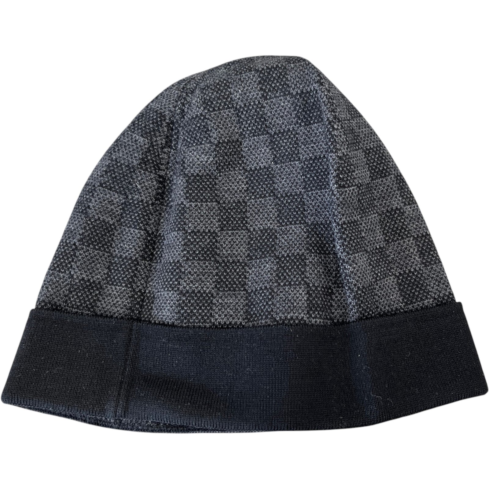 Men's Néo Petit Damier Beanie Hat Black - Photo 4
