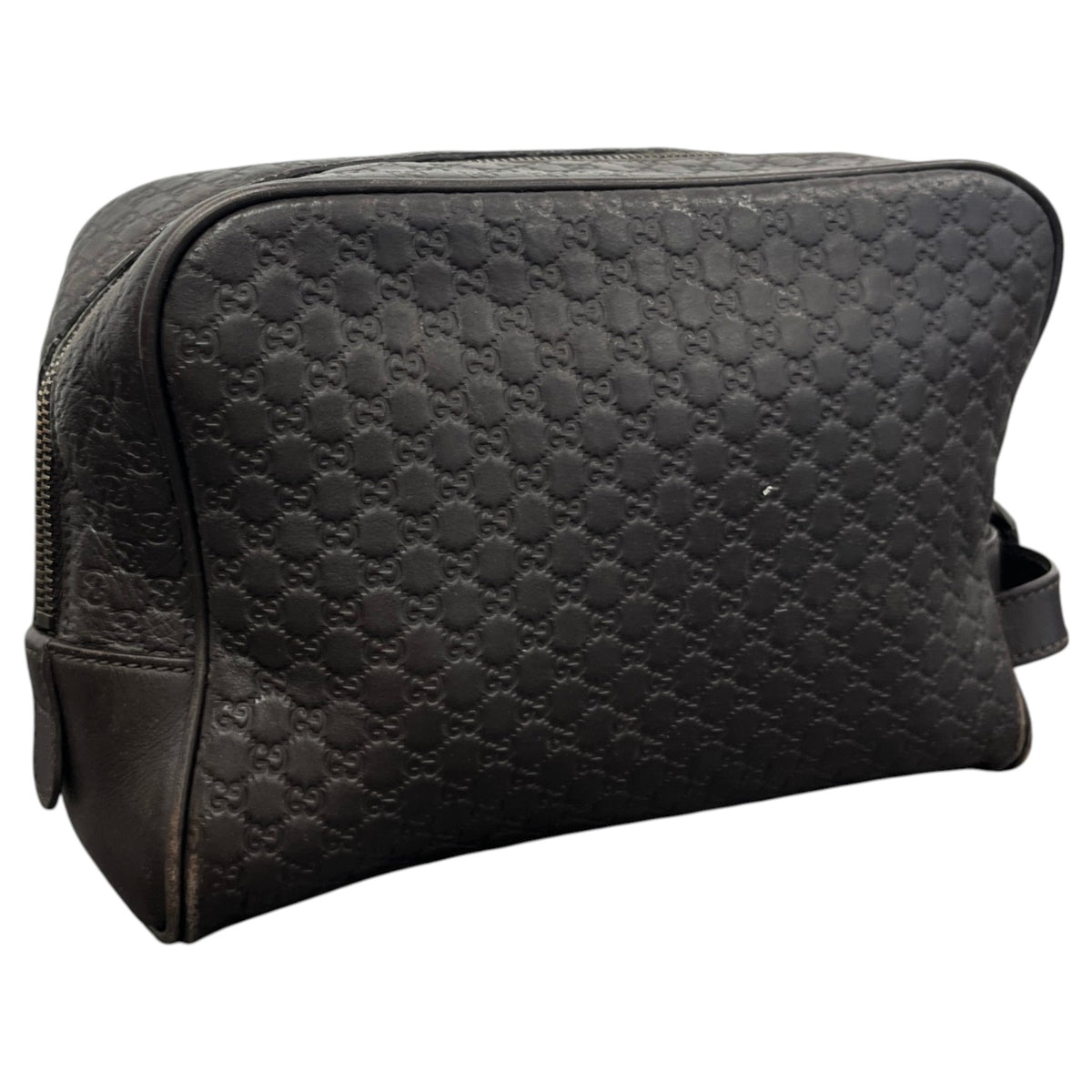 Men's Micro Gussissima Toiletry Bag Brown - Photo 7