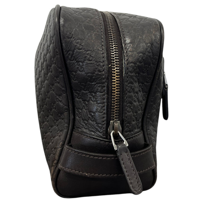 Men's Micro Gussissima Toiletry Bag Brown