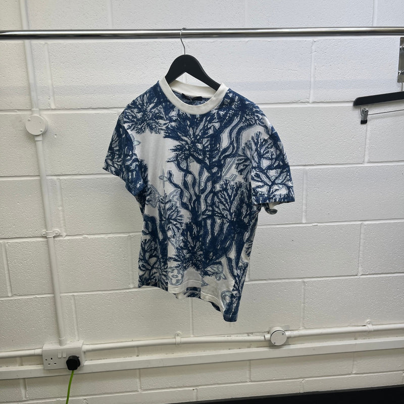 Men's Aquagarden Monogram T-Shirt White Size S