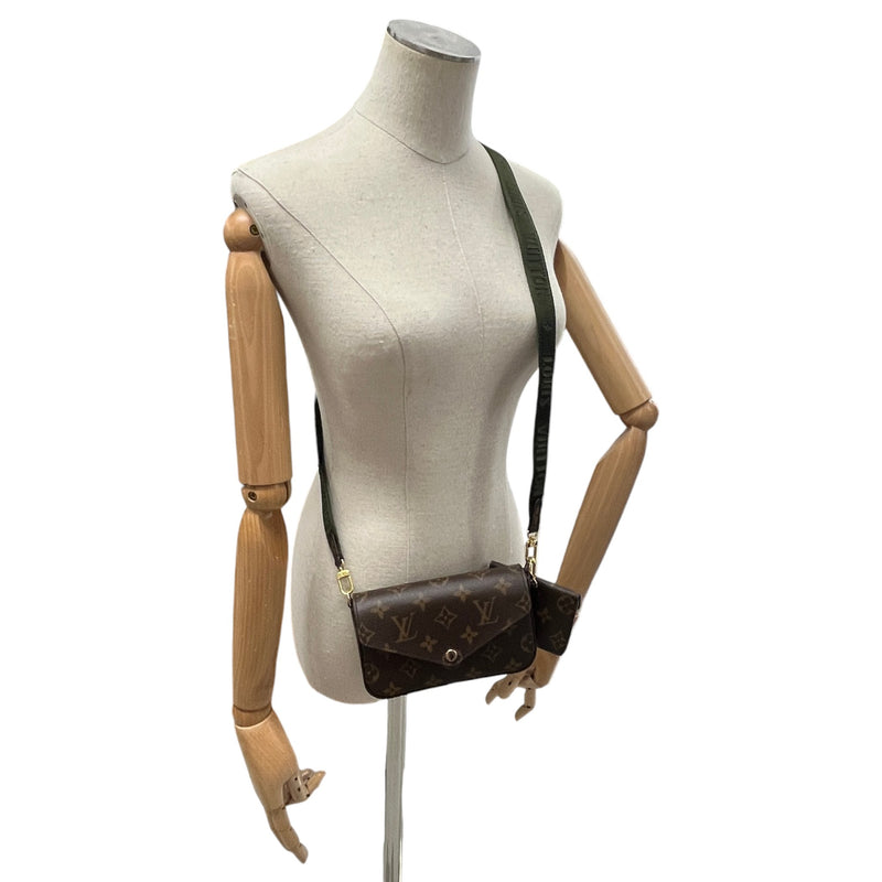 Women's Monogram Mini Felicie Multi Bag Brown
