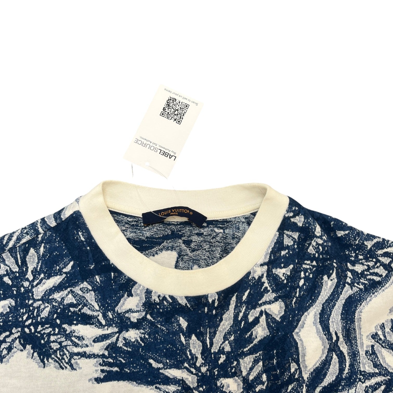 Men's Aquagarden Monogram T-Shirt White Size S - Photo 5